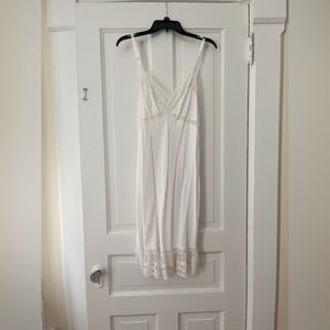 Vintage Lace white slip dress!